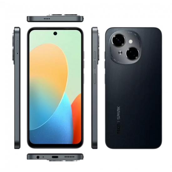Tecno Spark Go1 [64GB+3GB] KL4- Startrail Black